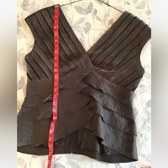 Adrianna Papell Shutter Pleated 2 Piece Dress 10 - Picture 12 of 13